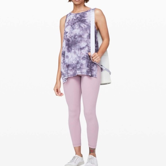 Lululemon Long for Length TankDiamond Dye Glacier‎ Grey Moonwalk - Picture 2 of 7